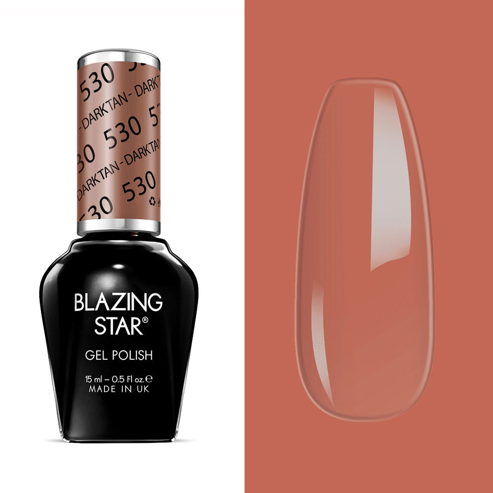 BLAZING STAR Gel Polish - Dark Tan - BSG530