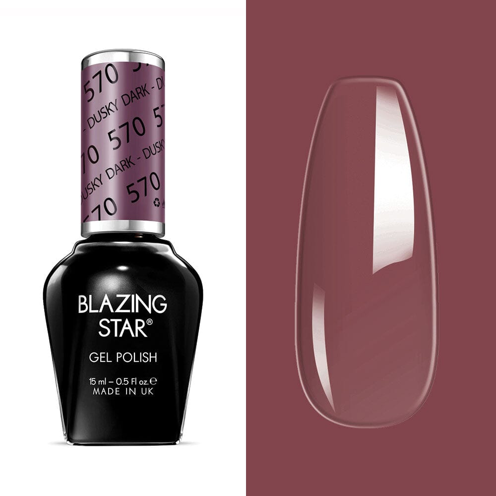 BLAZINGSTAR Gel Polish - Dusky Dark - BSG570 BLAZINGSTAR Gel Polish - Dusky Dark - BSG570