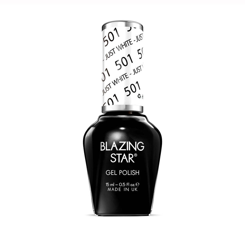BLAZING STAR Gel Polish - Just White - BSG501