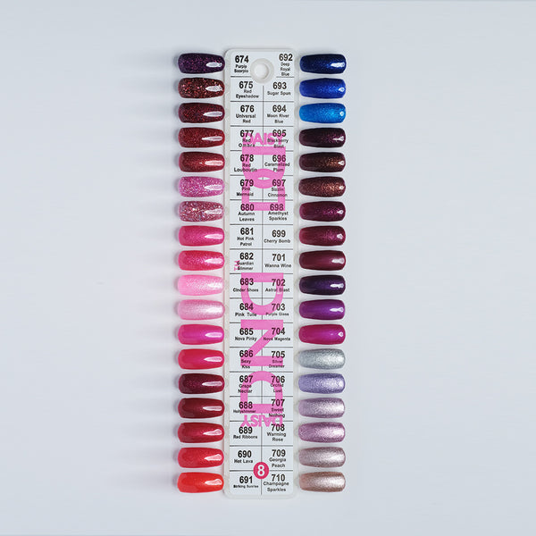 DND Duo Gel Polish - Swatch #8 - Set of 36 Colors