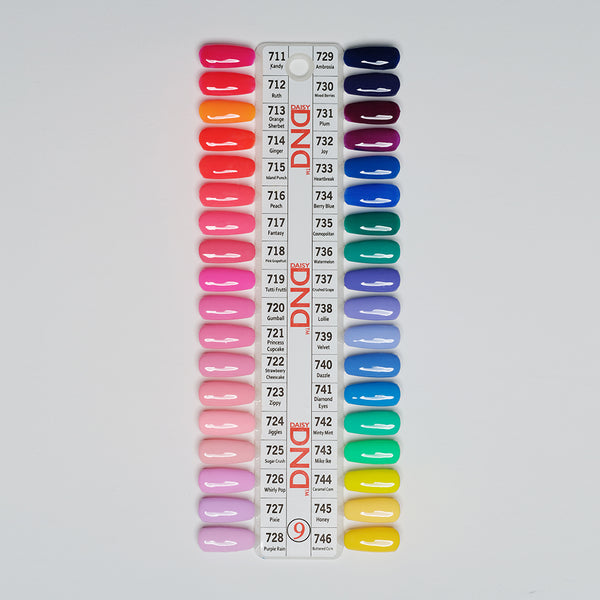 DND Duo Gel Polish - Swatch #9 - Set of 36 Colors