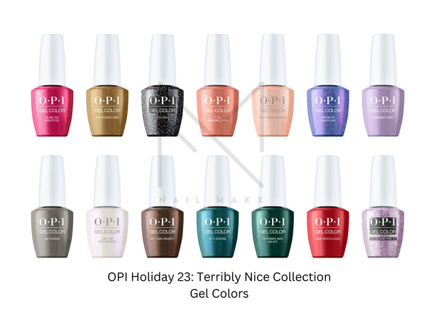 OPI GELCOLOR - HOLIDAY 23 - TERRIBLY NICE COLLECTION
