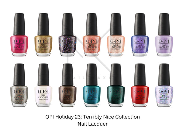 OPI NAIL LACQUER - HOLIDAY 23 - TERRIBLY NICE COLLECTION