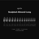 apres - Gel-X Tips - Sculpted Almond Long 2.0 Box of Tips 14 sizes