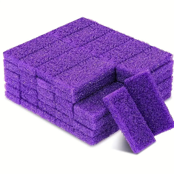 TIFFANY - Mini Disposable Pumice Sponges - Medium - PURPLE - 400pcs/box