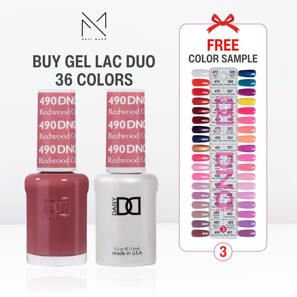 DND Duo Gel Polish Swatch 3 Set of 36 Colors