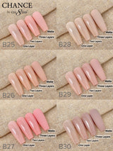 Chance Gel & Nail Lacquer - Bare Collection - Set of 36 Colors