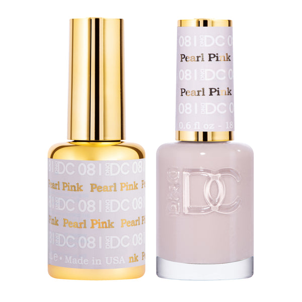 DC081 - Matching Gel & Nail Polish - Pearl Pink