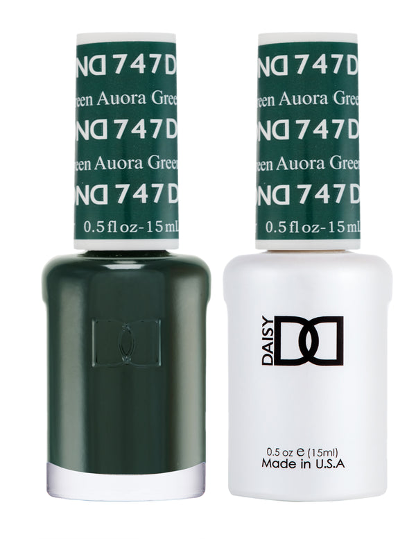 DND747 - Matching Gel & Nail Polish - Aurora Green