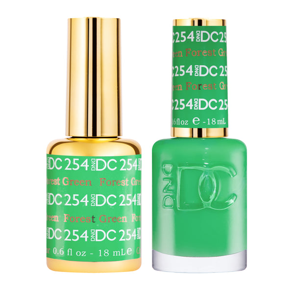 DC254 - Matching Gel & Nail Polish - Forest Green