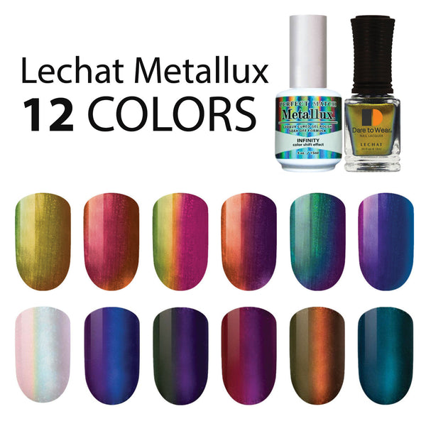 LECHAT PERFECT MATCH METALLUX COLLECTION 12 COLORS