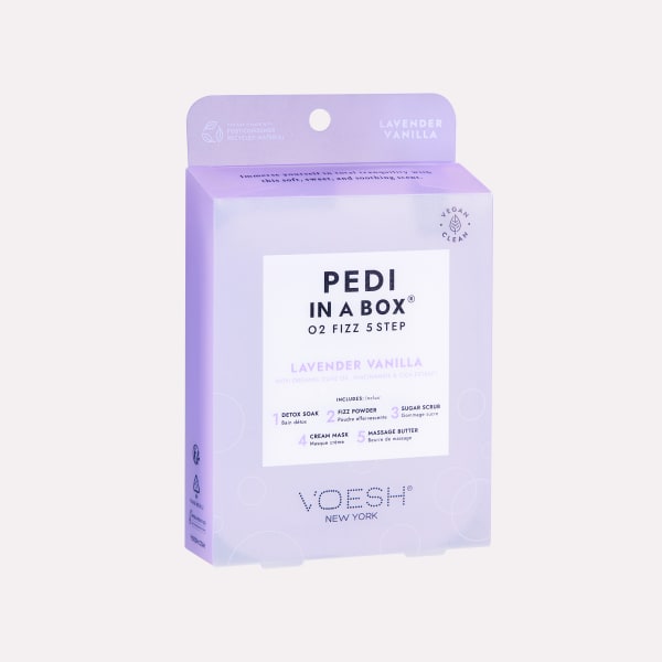 VOESH Pedi in a Box O2 Fizz 5 Step - Lavender Vanilla