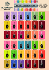 Blazing Star Gel Color Set #09 - FREE Display Color Chart #09