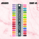 Blazing Star Gel Color Set #09 - FREE Display Color Chart #09