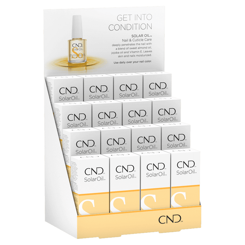 CND - Solar Oil 16-pk Display