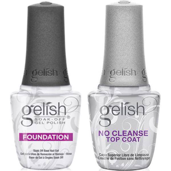 HARMONY GELISH Dynamic Duo Foundation & No Cleanse Top Coat
