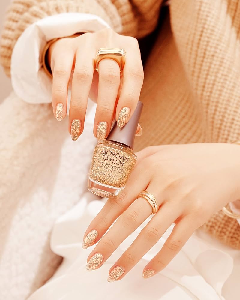 MORGAN TAYLOR® NAIL LACQUER - 3110947 - ALL THAT GLITTERS IS GOLD