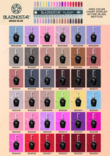 Blazing Star Gel Color Set #02 - FREE Display Color Chart #02