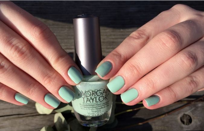 MORGAN TAYLOR® NAIL LACQUER - 50085 - MINT CHOCOLATE CHIP
