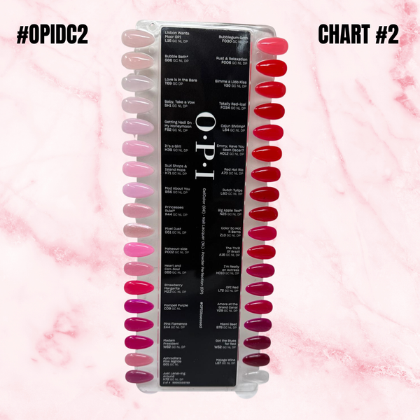 OPI Display Color Chart #2