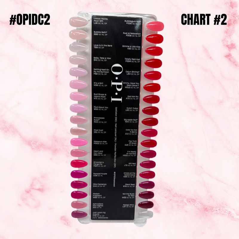 OPI Display Color Chart #2