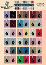 Blazing Star Gel Color Set #04 - FREE Display Color Chart #04