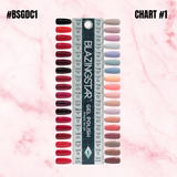 Blazing Star Gel Color Set #01 - FREE Display Color Chart #01