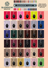 Blazing Star Gel Color Set #08 - FREE Display Color Chart #08