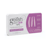 HARMONY GELISH Soft Gel Tips - Medium Coffin