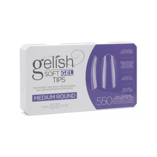 HARMONY GELISH Soft Gel Tips - Medium Round