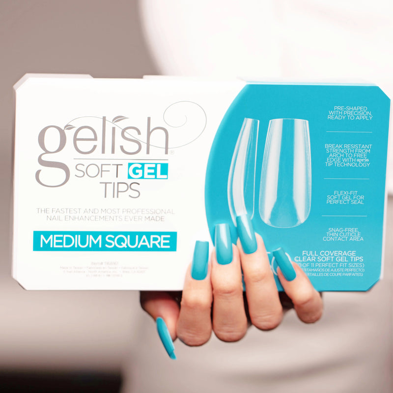 HARMONY GELISH Soft Gel Tips - Medium Square