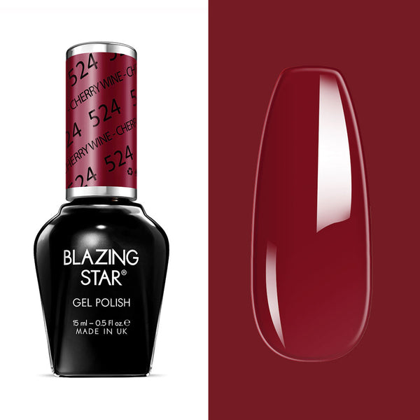 BLAZING STAR Gel Polish - Cherry Wine - BSG524