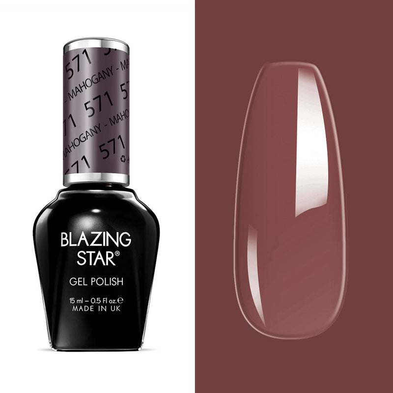 BLAZING STAR Gel Polish - Mahogany - BSG571