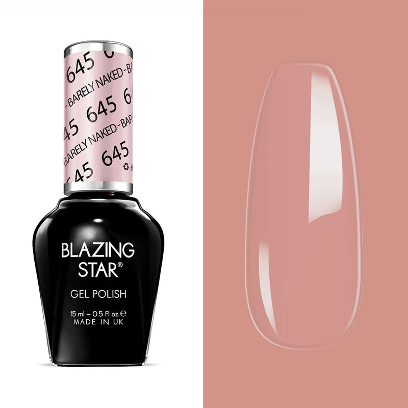 BLAZING STAR Gel Polish - Barely Naked - BSG645