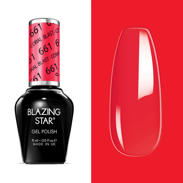 BLAZING STAR Gel Polish - Coral Blast - BSG661