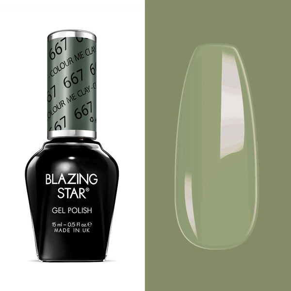 BLAZING STAR Gel Polish - Colour Me Clay - BSG667