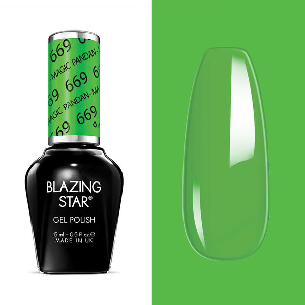 BLAZING STAR Gel Polish - Magic Pandan - BSG669