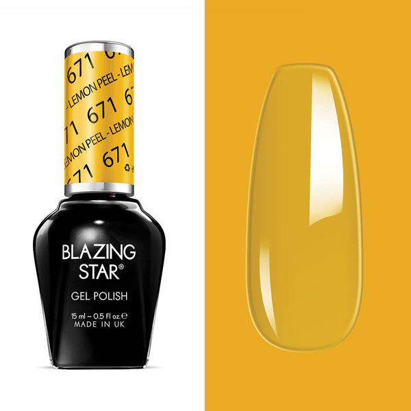 BLAZING STAR Gel Polish - Lemon Peel - BSG671