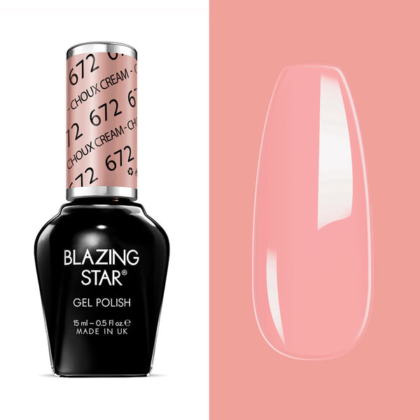 BLAZING STAR Gel Polish - Choux Cream - BSG672