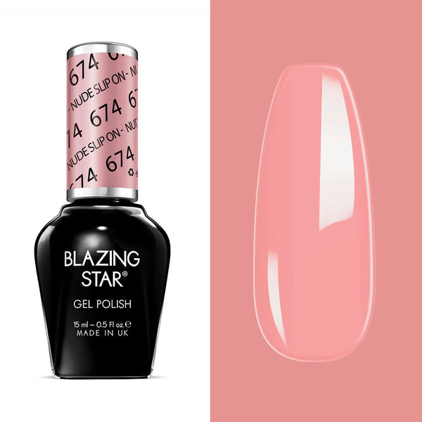 BLAZING STAR Gel Polish - Nude Slip On - BSG674