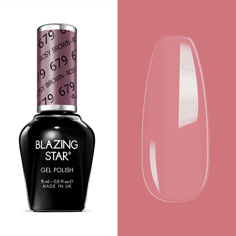 BLAZING STAR Gel Polish - Rosy Brown - BSG679