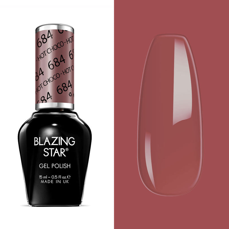 BLAZING STAR Gel Polish - Hot Choco - BSG684