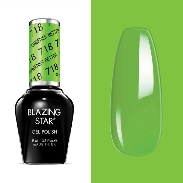 BLAZING STAR Gel Polish - Greener Better - BSG718