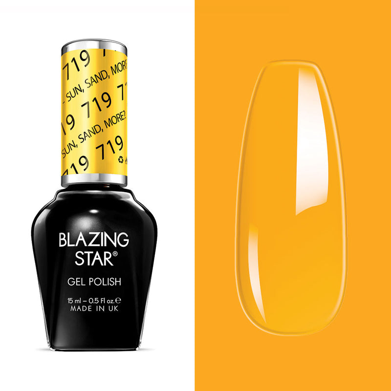 BLAZING STAR Gel Polish - Sun, Sand, More? - BSG719