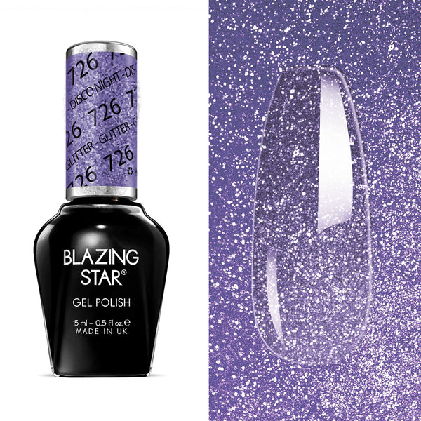 BLAZING STAR Gel Polish - Disco Night - BSG726