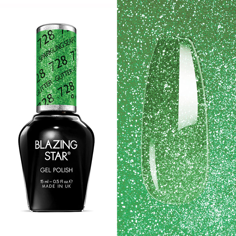 BLAZING STAR Gel Polish - Sparking Seafoam - BSG728