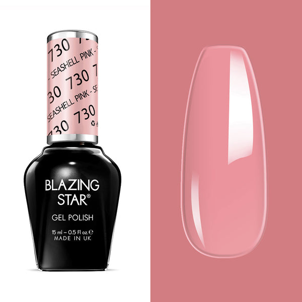 BLAZING STAR Gel Polish - Seashell Pink - BSG730
