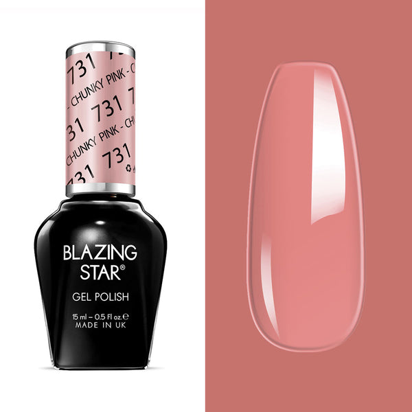 BLAZING STAR Gel Polish - Chunky Pink - BSG731