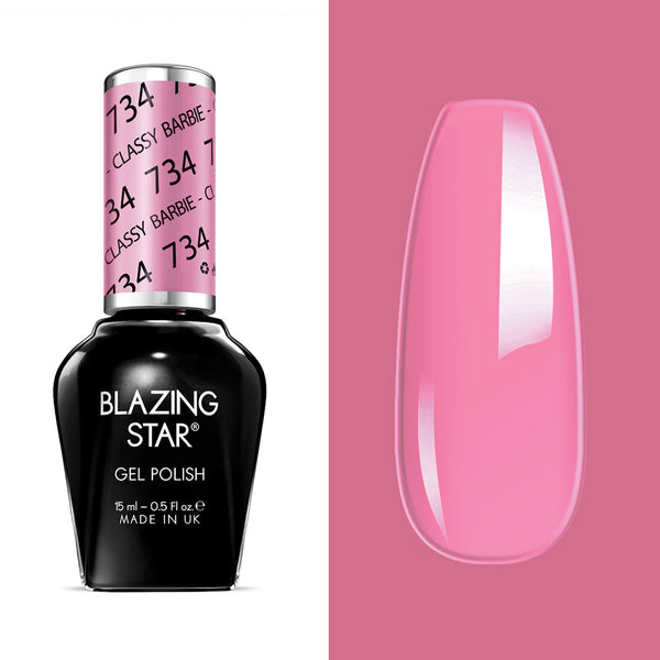 BLAZING STAR Gel Polish - Classy Barbie - BSG734