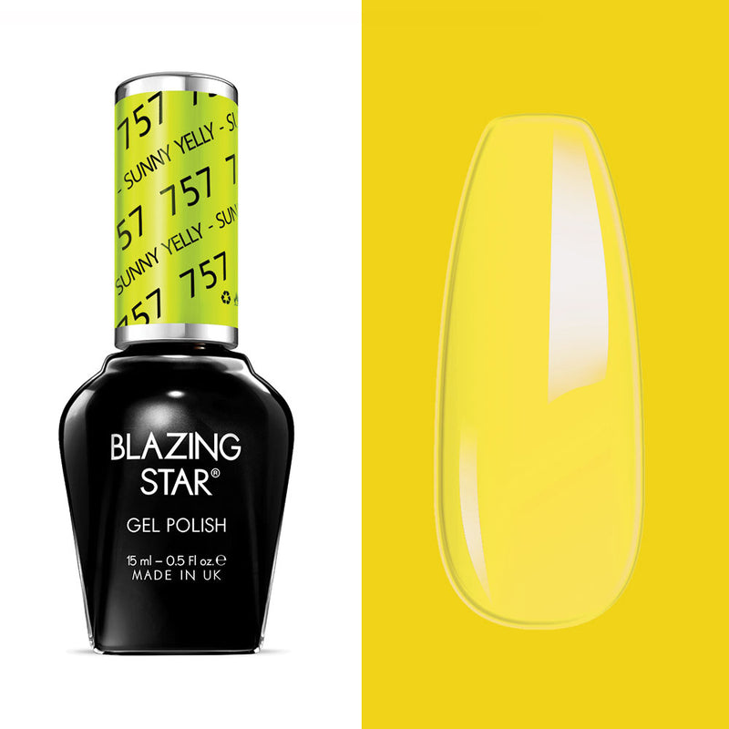 BLAZING STAR Gel Polish - Sunny Yelly - BSG757